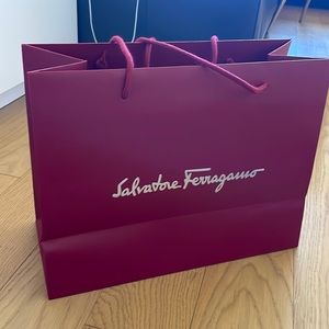 Salvator ferragamo paper bag